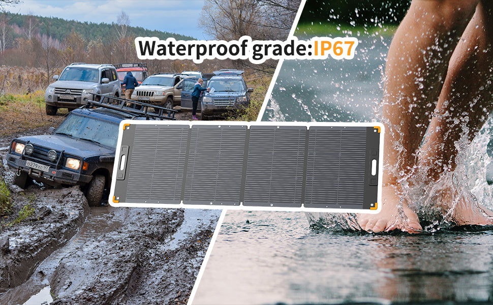 PECRON PV200 200W Portable Solar Panel Waterproof IP67