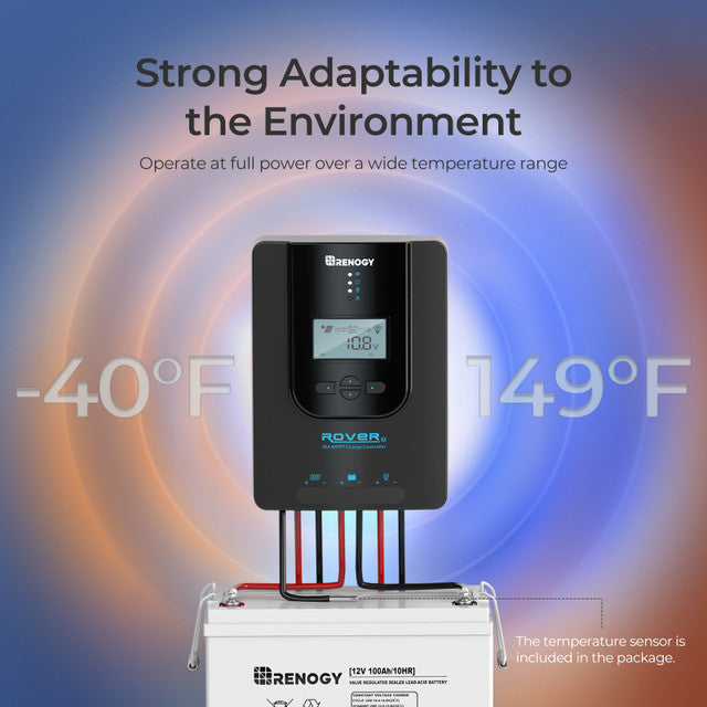 Renogy 40-Amp Rover Li MPPT Solar Charge Controller w/Bluetooth