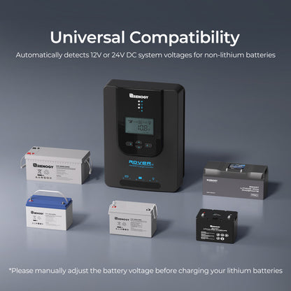 Renogy 40-Amp Rover Li MPPT Solar Charge Controller w/Bluetooth