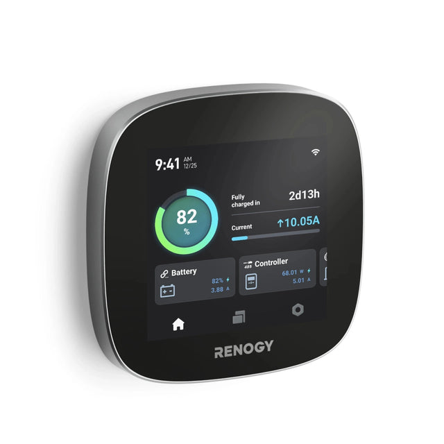 Renogy 30A Rover Li MPPT Solar Charge Controller w/Bluetooth + Renogy ONE Core Smart Panel