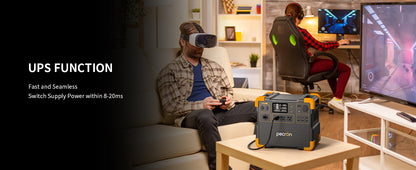 PECRON E2400LFP Portable Power Station 2400W 2048Wh