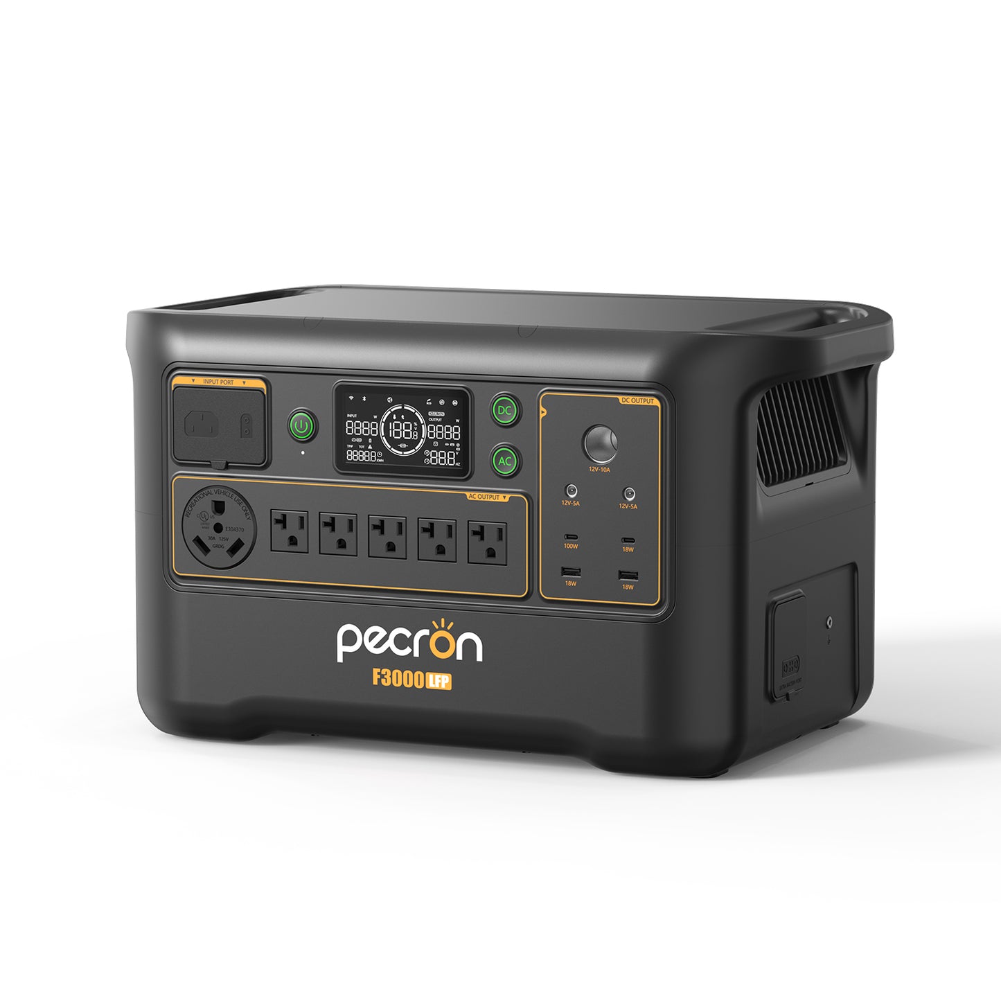 PECRON F3000LFP Portable Power Station 3600W 3072Wh