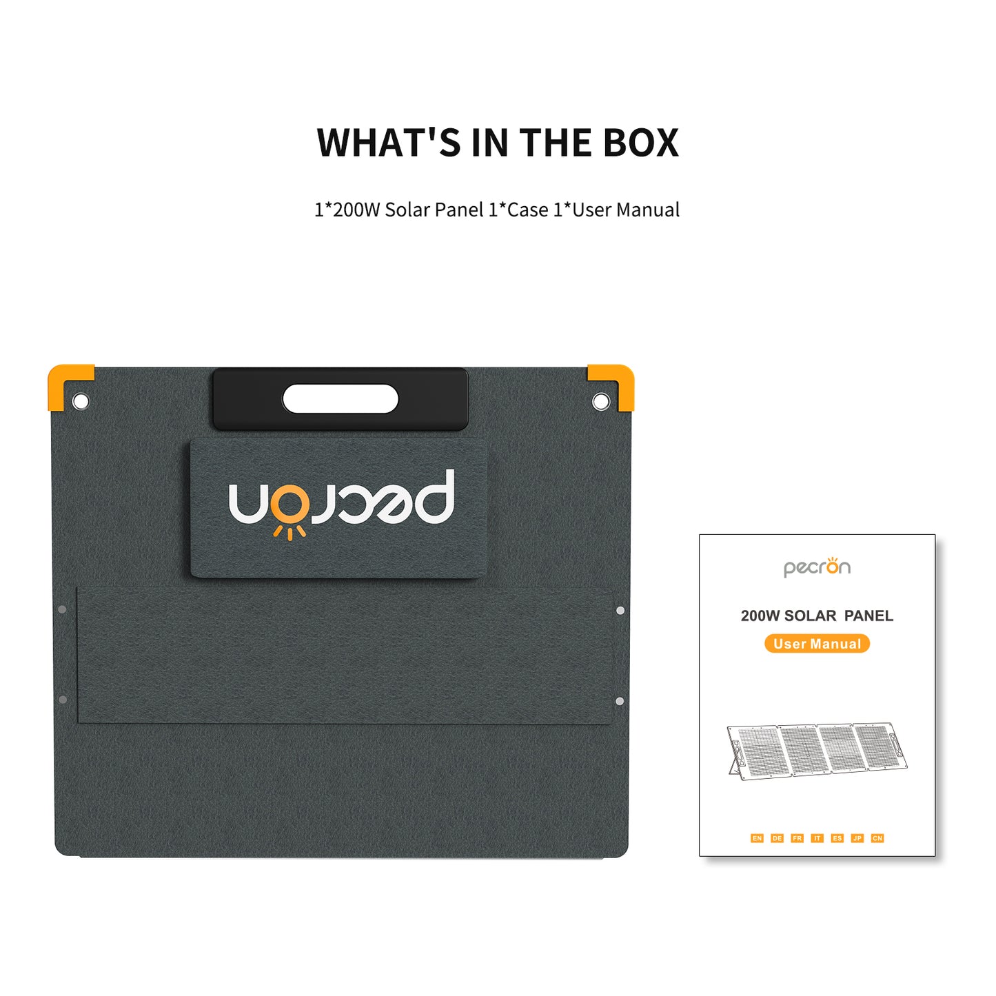 PECRON PV200  200W Portable Solar Panel Waterproof IP67