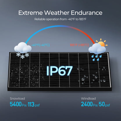 Renogy 320-Watt 12-Volt Monocrystalline Solar Panel