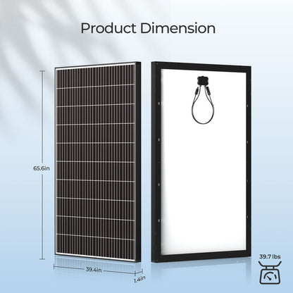 Renogy 320-Watt 12-Volt Monocrystalline Solar Panel