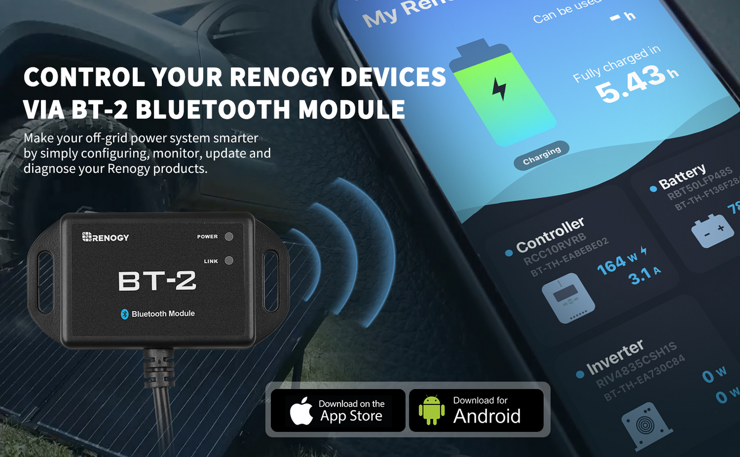 RENOGY BT-2 Bluetooth Module