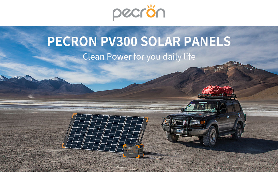 PECRON PV300 300W Portable Solar Panel Waterproof IP67