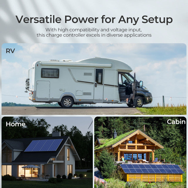 Renogy Rover Lite 12V/24V/36V/48V 60A MPPT Solar Charge Controller