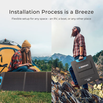 Renogy 200-Watt 12-Volt Portable Monocrystalline Solar Panel