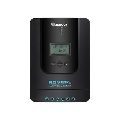Renogy 40-Amp Rover Li MPPT Solar Charge Controller w/Bluetooth + Renogy ONE Core Smart Panel