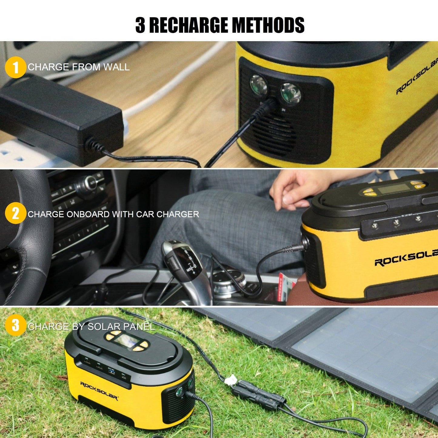 ROCKSOLAR Ready 200W 222Wh Portable Power Station