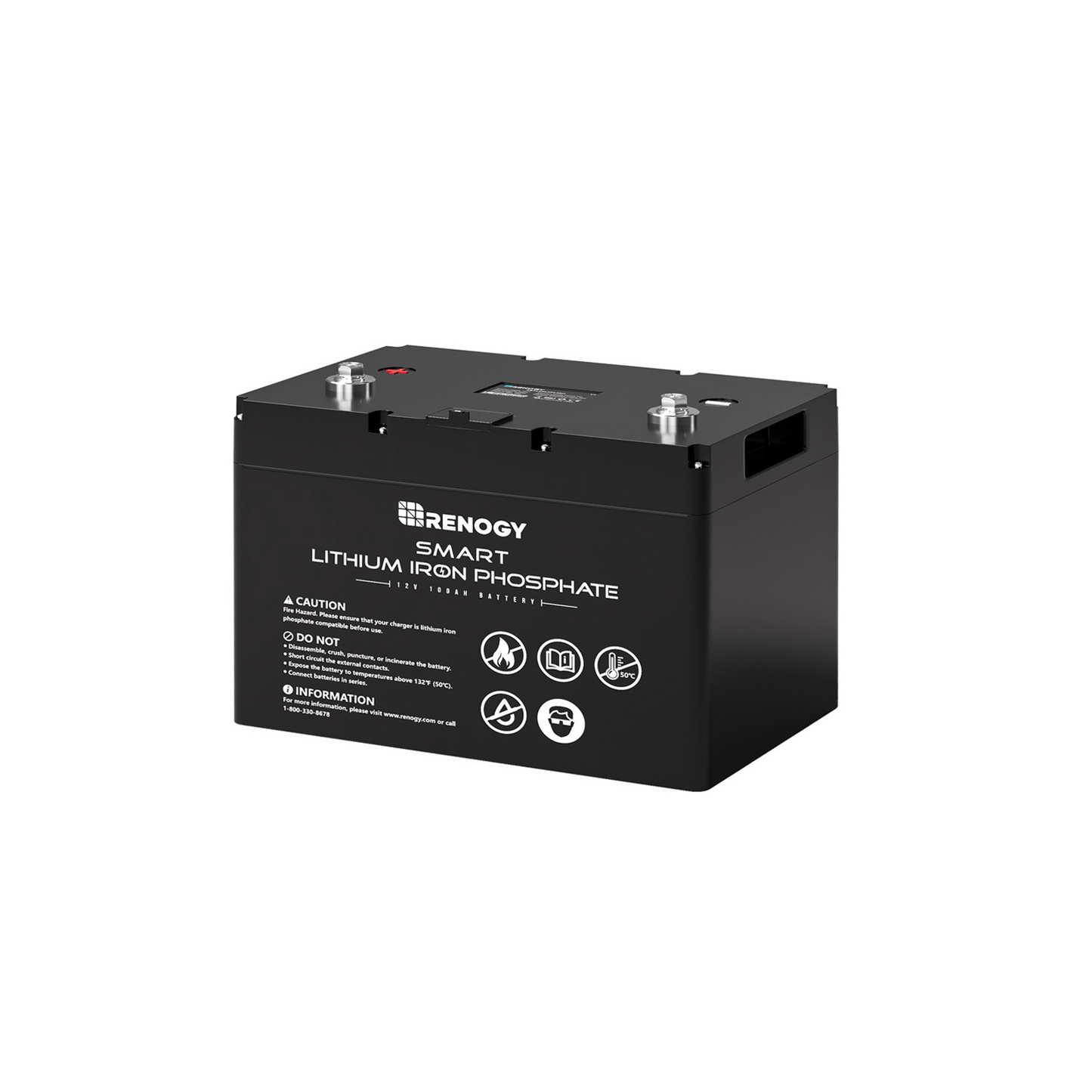 RENOGY 12V 100Ah Smart Lithium Iron Phosphate Battery