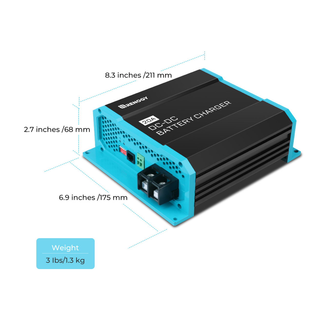 RENOGY 12V 20A/40A/60A DC to DC On-Board Battery Charger