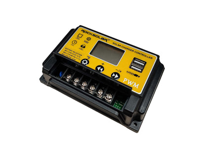 ROCKSOLAR 10A PWM Solar Charge Controller