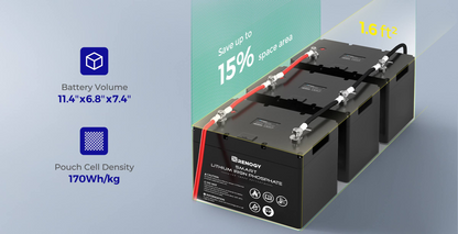 RENOGY 12V 100Ah Smart Lithium Iron Phosphate Battery