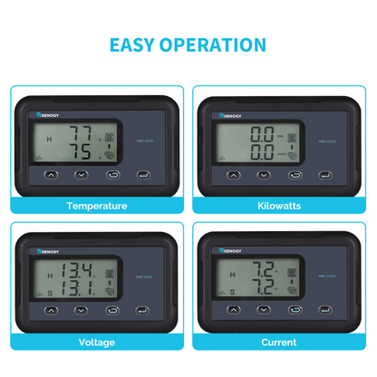 RENOGY Monitoring Screen for DC-DC MPPT Battery Charger Series